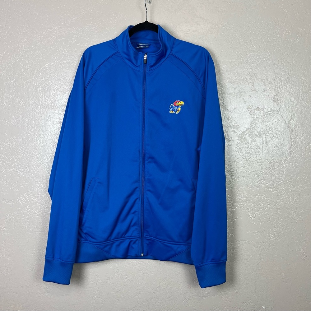 Kansas University Of Kansas Jayhawks Full Zip Tech‎ Vansport , Mens XL Jacket